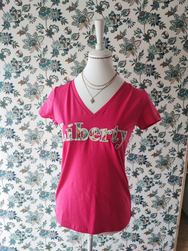 Tee-shirt liberty rose